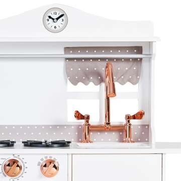 Teamson Kids Retro Play Kitchen Set - Fun & Interactive