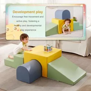 TOYMATE Climb and Crawl Activity Play Set for Toddlers