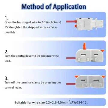 20PCS Mini Electrical Wire Connectors for Safe Wiring