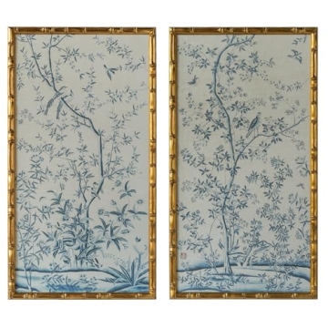 Elegant HongFengtang Rice Paper Bamboo Print 19.5 x 35.8 Inches
