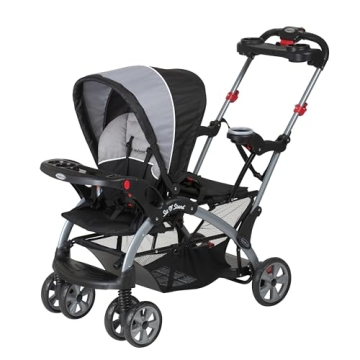 Baby Trend Sit N' Stand® Ultra Stroller, Phantom: Versatile and Stylish Double Stroller for Two Kid...