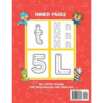BIG Letter Tracing for Preschoolers and Toddlers ages 2-4: Homeschool Preschool Learning Activities ...