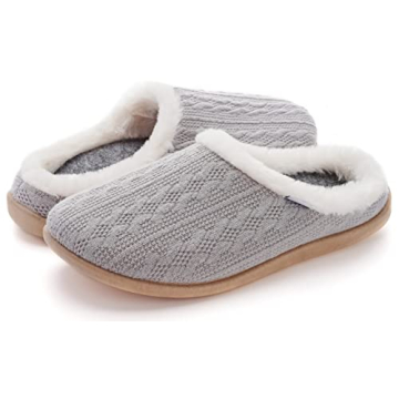 WHITIN Cozy Knitted Arch Support Slippers for Women - Stylish Comfort
