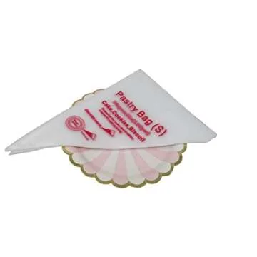 Yueton Disposable Pastry Bags for Easy Cake Decorating