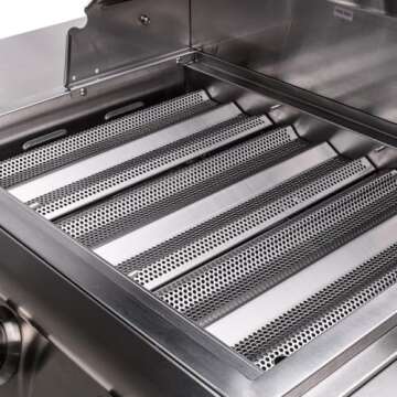 Blaze Outdoor Kitchen Grill | 25- inch Built-in Natural Gas Grill | 3 Burner Barbecue | Premium BBQ | Commercial Grade Grilling Experience | Best in Class Warranty | Prelude LBM BLZ-3LBM-NG