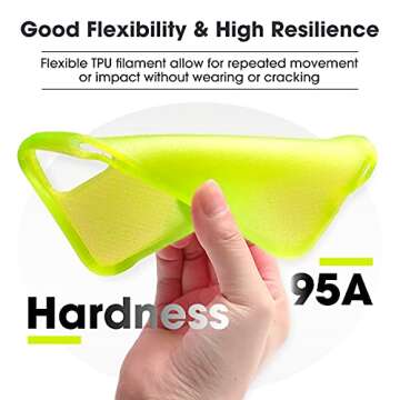 eSUN TPU 95A Flexible Filament 1.75mm for 3D Printing