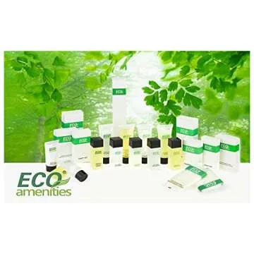 ECO Amenities Hotel Vanity Set, Travel Cotton Pads, Cotton Swabs, and Nail File Packed in Individually Wrapped Paper Box, 100 Sets per Case