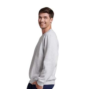 Russell Athletic Men's Fleece Crew - Comfortable & Stylish Sweatshirt
