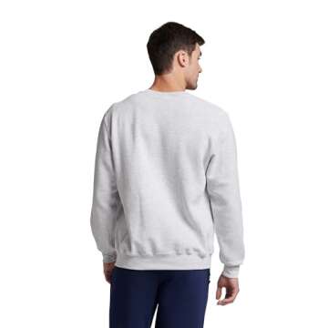 Russell Athletic Men's Fleece Crew - Comfortable & Stylish Sweatshirt