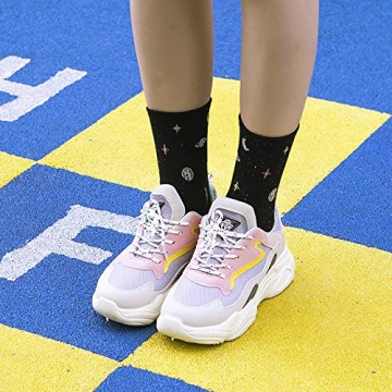 xiaomaizi Women's Cozy Colorful Cute Crew Socks