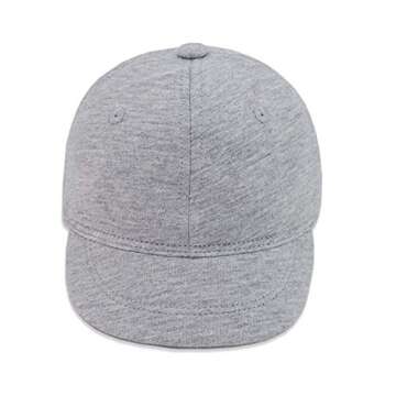 Keepersheep Baby Baseball Cap Infant Sun Hat, Infant Toddler Kids Baseball Cap (6-12 Months, Light G...
