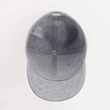 Keepersheep Baby Baseball Cap Infant Sun Hat, Infant Toddler Kids Baseball Cap (6-12 Months, Light Gray)