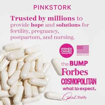 Pink Stork Labor Prep Capsules for Smooth Delivery