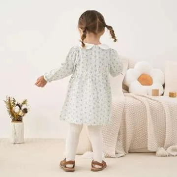 Pureborn Toddler Girls Floral Dress for Playful Days