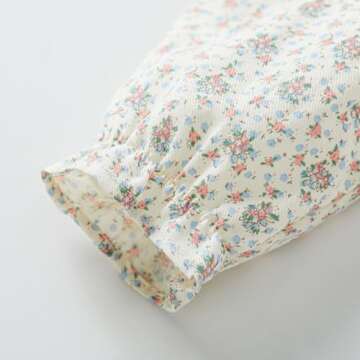 Pureborn Toddler Girls Floral Dress for Playful Days