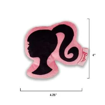 Megatoys Barbie Plush Car Pet Bed- Themed Plush Pink Pet Bed for Dogs and Cats – Soft and Cozy Pet Bed with Barbie Pillow and Car Design