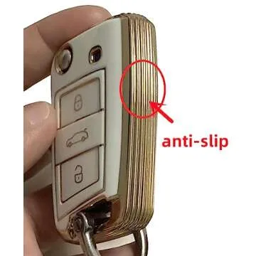 REPROTECTING TPU Key Fob Cover Compatible with (5 Buttons) 2022-2025 Honda Accord Civic HR-V CR-V Pilot Sport SI EX EX-L Touring (Green/White)