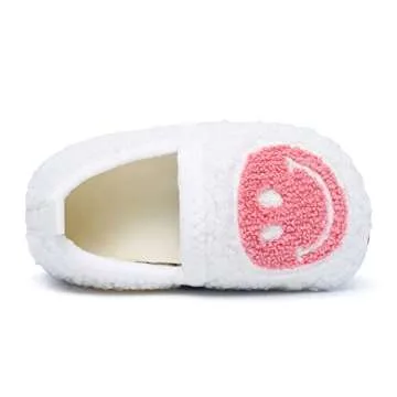 UCUHNB Toddler Slippers - Comfy Pink House Footwear