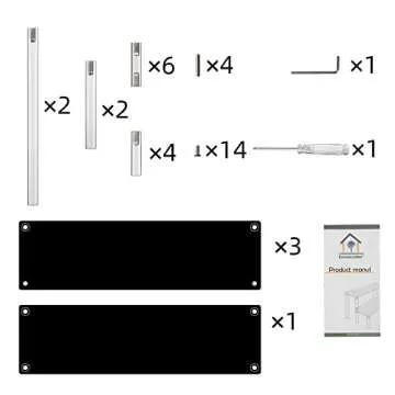 ihomecooker Acrylic Stands for Display,4 Tier Black Cupcakes Perfumes Figurines Display Stand Risers Shelf for Decoration and Organizer