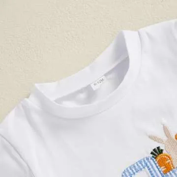 Kavousa Toddler Boy Easter Bunny Outfit - 2 Piece Set