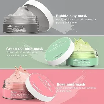 Ashlyn Clay Mask Set for Deep Clean and Hydration
