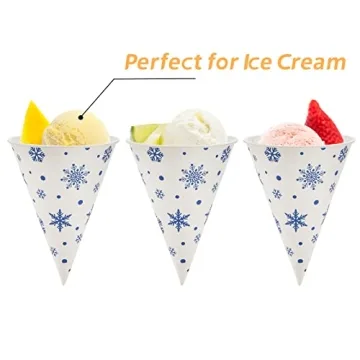 AVLA 400 Pack Snow Cone Cups for Summer Fun Events