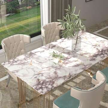 VIOPVERY White Marble Wallpaper Peel and Stick 15.7"x393" White Wall Paper Pull and Stick Contact Paper for Countertops Waterproof Self-Adhesive Marble Contact Paper for Kitchen Desk Cabinet Decor