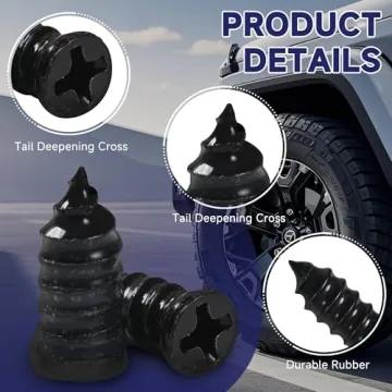 60 Pcs Tire Repair Screws for Quick & Easy Tire Fixes
