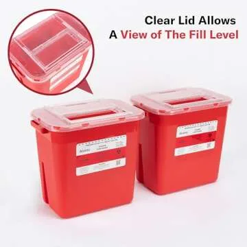 Alcedo 2-Gallon Sharps Container - Safe Disposal Solution