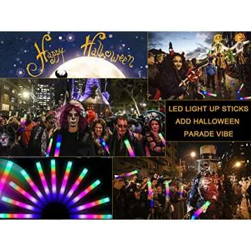 Durable Glow Sticks for Safe Party Fun 16" Foam Light Up