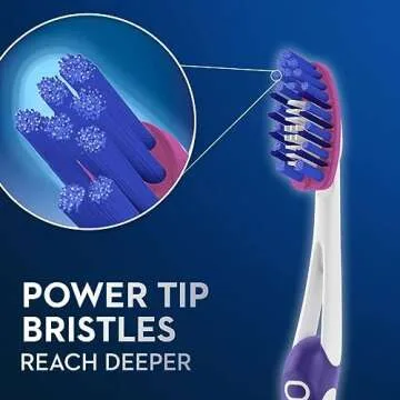 Oral-B Stain Eraser Toothbrush, Soft Bristles, 4 Pack