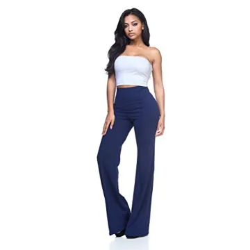 J2 Love Women's High Waist Bell Bottom Flare Pants