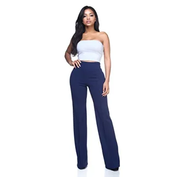 J2 Love Women's High Waist Bell Bottom Flare Pants