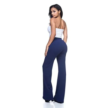 J2 Love Women's High Waist Bell Bottom Flare Pants