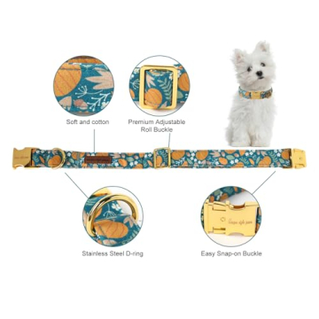 Unique Style Paws Dog Collar for Halloween - Durable & Adjustable