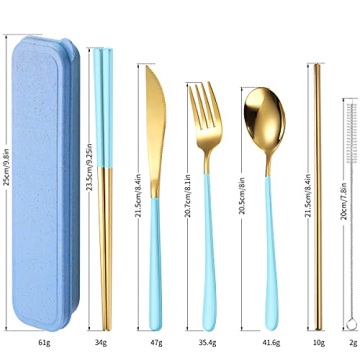 Stylish AARAINBOW 6-Piece Stainless Steel Flatware Set
