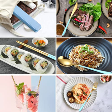 Stylish AARAINBOW 6-Piece Stainless Steel Flatware Set