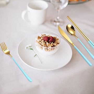 Stylish AARAINBOW 6-Piece Stainless Steel Flatware Set