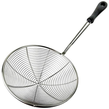 Stainless Steel Spider Strainer, 6.3" Asian Wire Skimmer Ladle for Cooking Frying Food Pasta Spaghet...