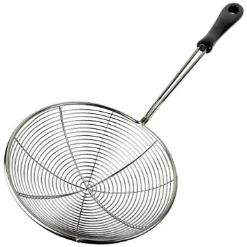 Stainless Steel Spider Strainer, 6.3" Asian Wire Skimmer Ladle for Cooking Frying Food Pasta Spaghet...
