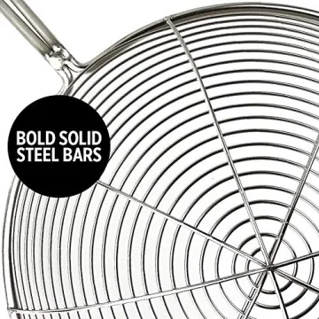 Stainless Steel Spider Strainer for Cooking and Frying