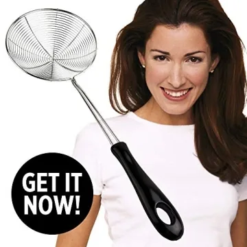 Stainless Steel Spider Strainer for Cooking and Frying