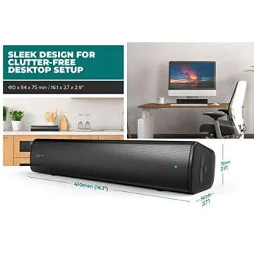 Creative Stage Air V2 Bluetooth Sound Bar Speaker - 10 W RMS