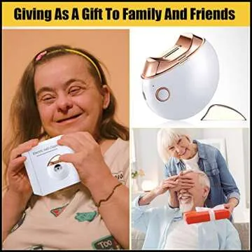 Minatee Automatic Nail Clipper, Electric Nail Clippers Safety Fingernail Cutter Nail Trimmer Scissors Gift for Caregivers, Elderly, Adults, Children, Care Communities(White)