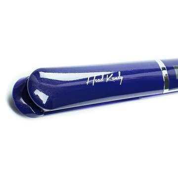 The Miss Priss 1" Flat Iron Hair Straightener | for All Hair Types | Infrared Technology | Tourmaline Infused Ceramic Plates | Purple