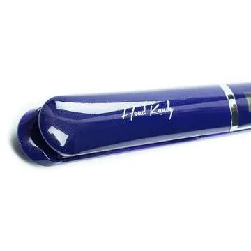 The Miss Priss 1" Flat Iron Hair Straightener | for All Hair Types | Infrared Technology | Tourmaline Infused Ceramic Plates | Purple