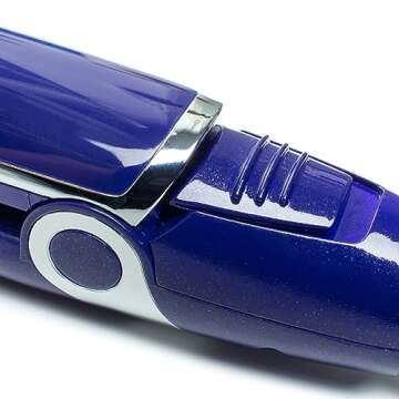 The Miss Priss 1" Flat Iron Hair Straightener | for All Hair Types | Infrared Technology | Tourmaline Infused Ceramic Plates | Purple