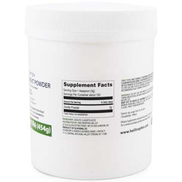 Heiltropfen Zeolite Powder | Natural Detox Supplement 454g - Clinoptilolite