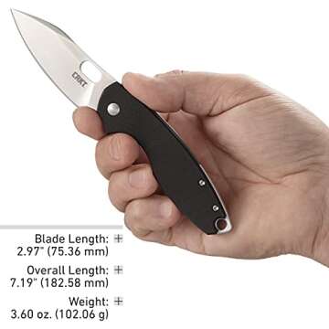 CRKT Pilar III EDC Folding Knife - Stylish Compact Design