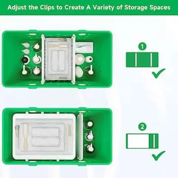 DGLOZE 2PCS Divider Tray for Bogg Bag Accessories for Bogg Bags Compatible with BOGG Bag Original X Large Organizing Bags and Divide Space with Bogg Bag Accessories Inserts (White)